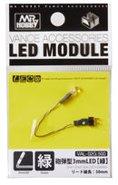 3mm Shell Type LED Green