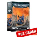 [Pre-Order for 10/3] Warhammer 40000: Space Marines: Captain On Bike