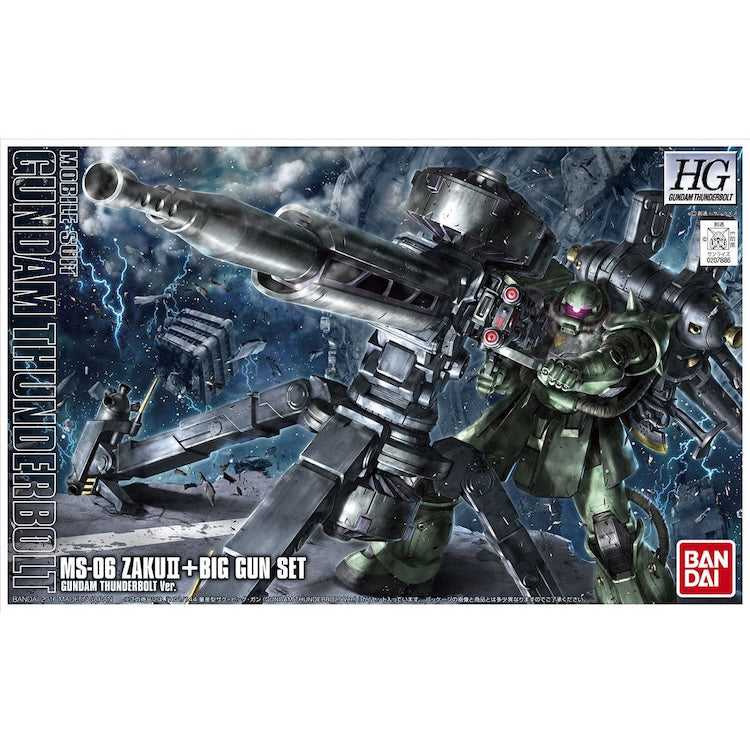[Pre-Order] HG HG Zaku II + Big Gun Set  [Gundam Thunderbolt ver.] 1/144
