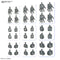 Option Parts Set Gunpla 04  Build Hands Round