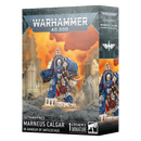 Warhammer 40000 Space Marines Ultramarines Marneus Calgar in Armour of Antilochus