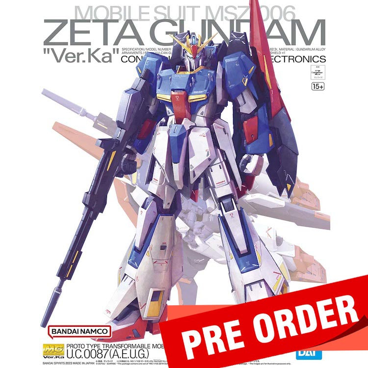 [Pre-Order] MG Zeta Gundam Ver. KA 1/100