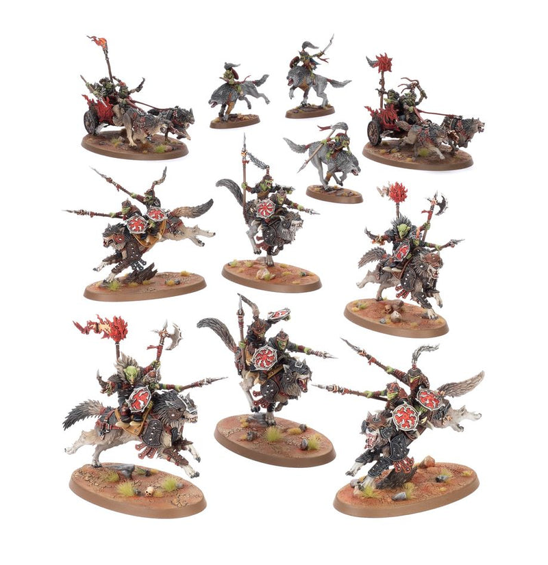 Warhammer Age of Sigmar: Spearhead: Gloomspite Gitz: Snarlpack Huntaz