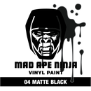 MAD APE NINJA Vinyl Paint 04 Matte Black