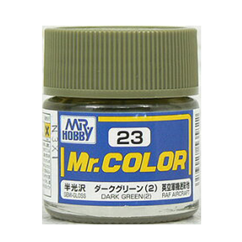 Mr. Color Paint C23 Semi-Gloss Dark Green (2) 10ml