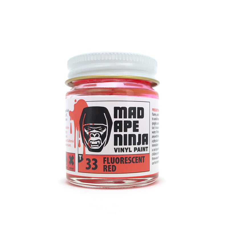 MAD APE NINJA Vinyl Paint 33 Fluorescent Red